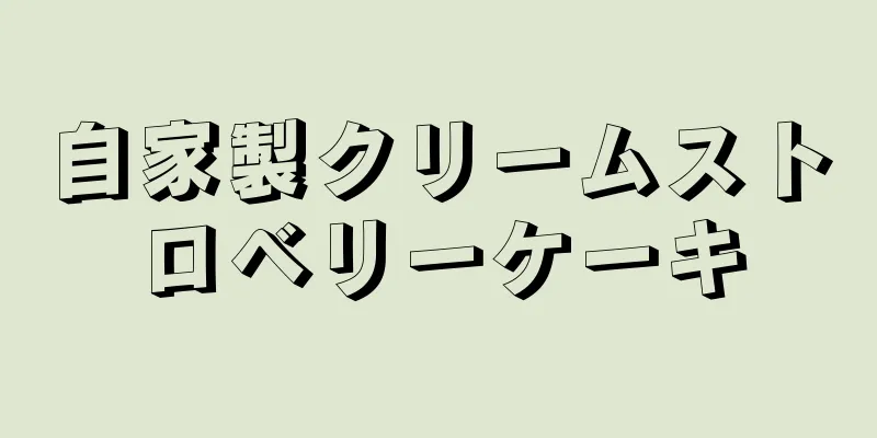 自家製クリームストロベリーケーキ