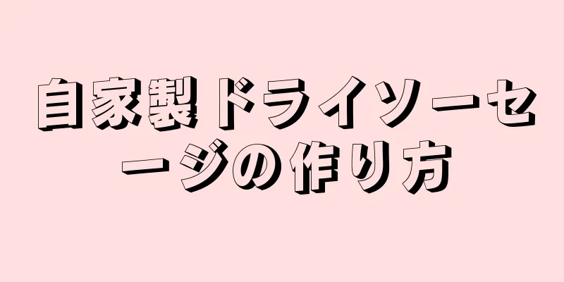 自家製ドライソーセージの作り方