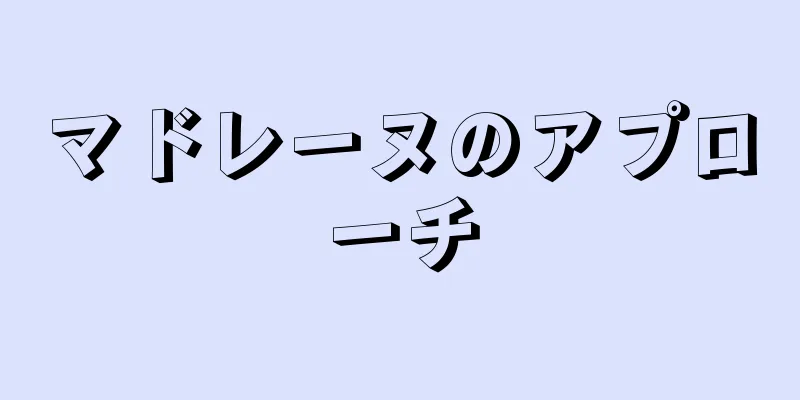 マドレーヌのアプローチ