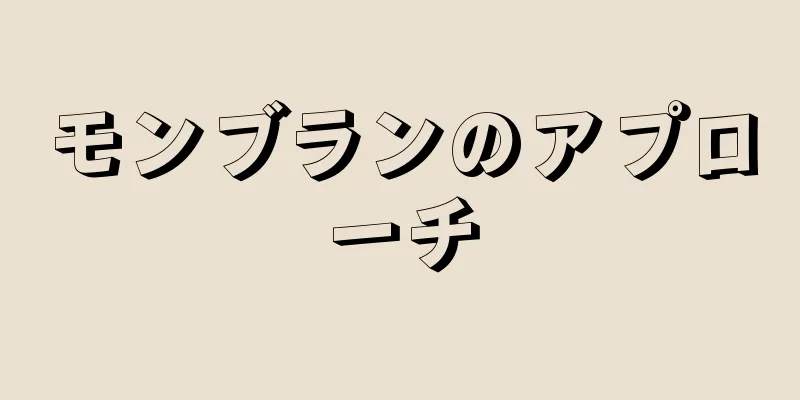 モンブランのアプローチ