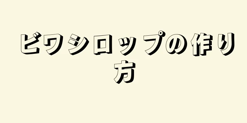 ビワシロップの作り方