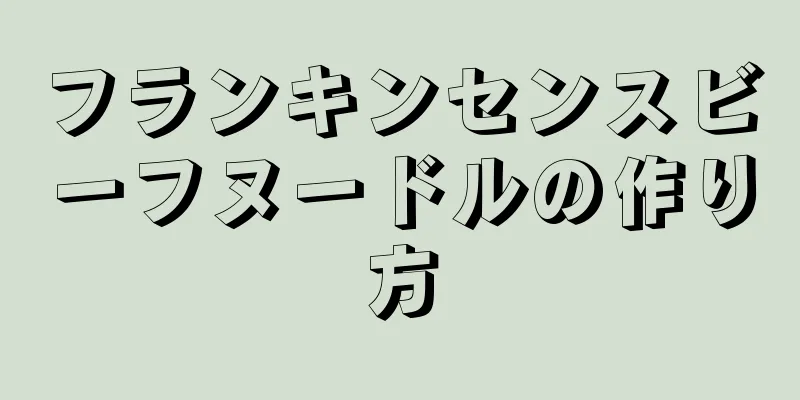 フランキンセンスビーフヌードルの作り方