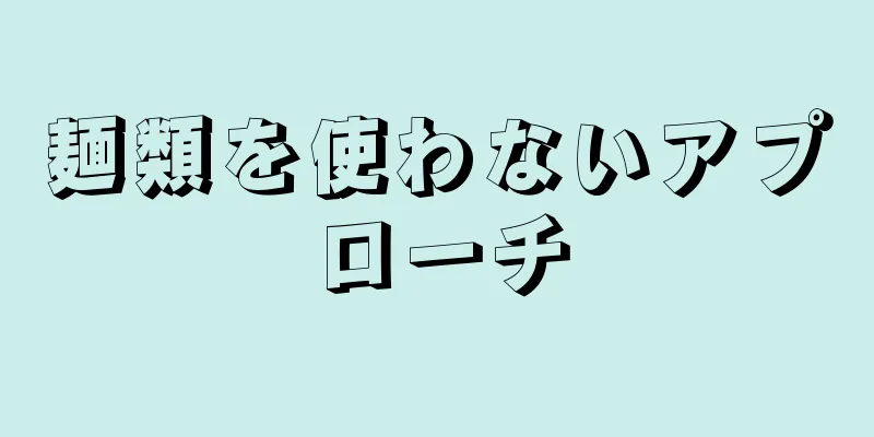 麺類を使わないアプローチ