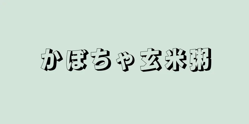 かぼちゃ玄米粥