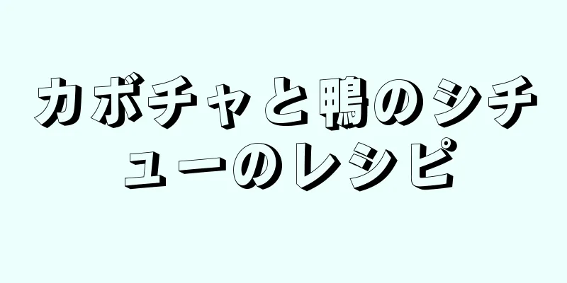 カボチャと鴨のシチューのレシピ