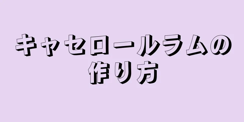 キャセロールラムの作り方