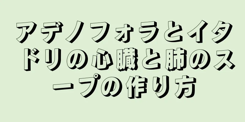 アデノフォラとイタドリの心臓と肺のスープの作り方