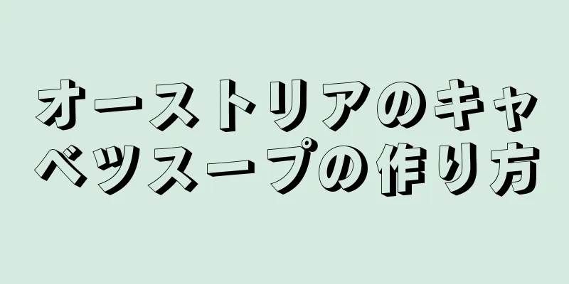 オーストリアのキャベツスープの作り方