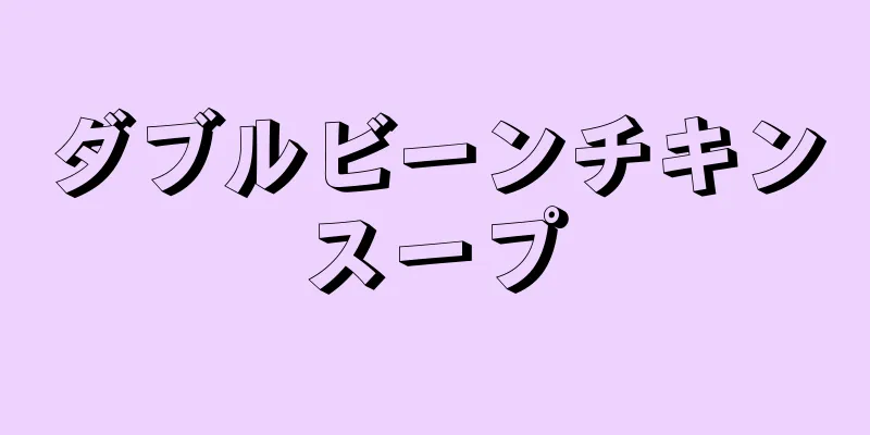 ダブルビーンチキンスープ