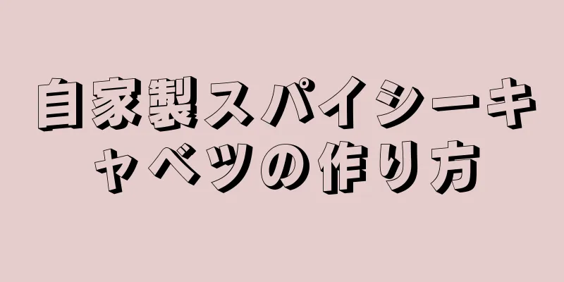 自家製スパイシーキャベツの作り方