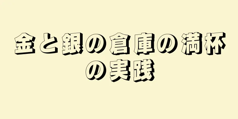 金と銀の倉庫の満杯の実践