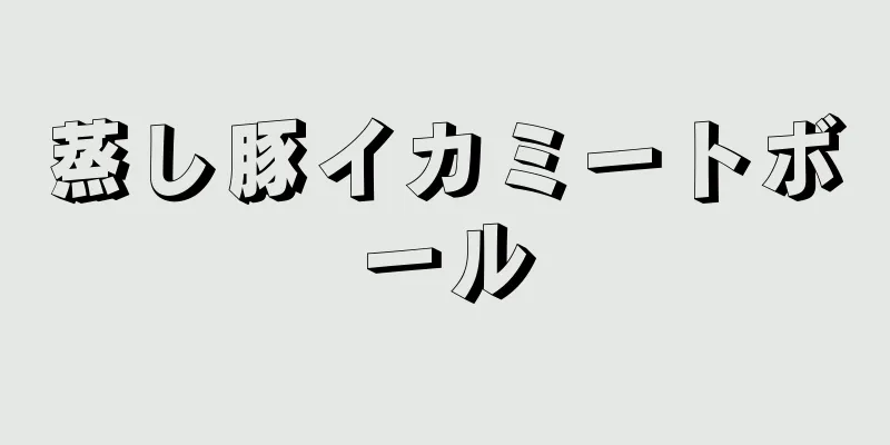 蒸し豚イカミートボール