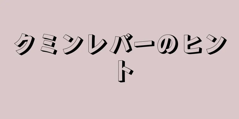 クミンレバーのヒント