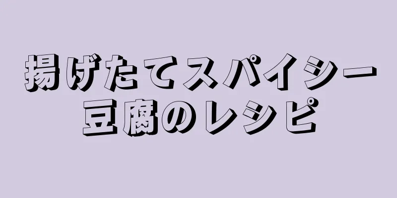 揚げたてスパイシー豆腐のレシピ