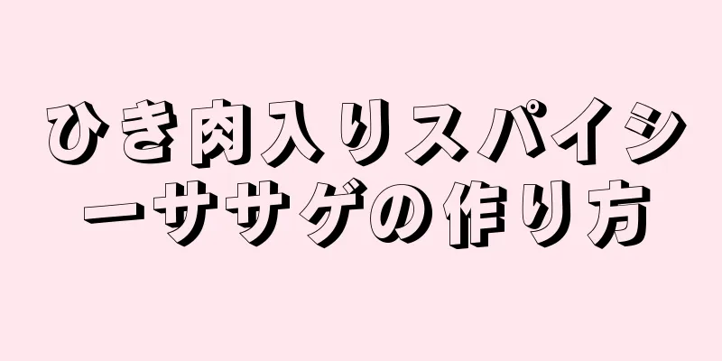 ひき肉入りスパイシーササゲの作り方