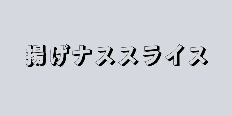 揚げナススライス