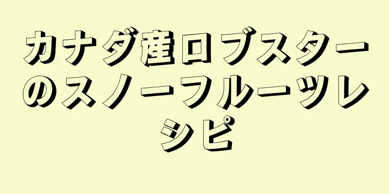 カナダ産ロブスターのスノーフルーツレシピ