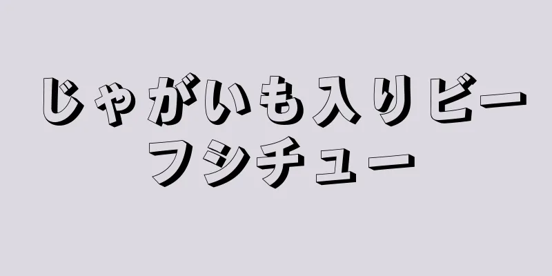 じゃがいも入りビーフシチュー