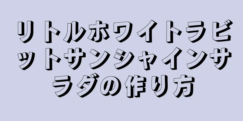 リトルホワイトラビットサンシャインサラダの作り方