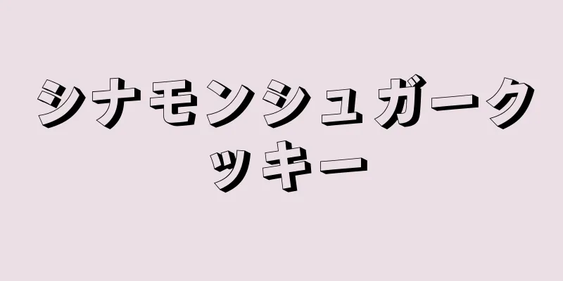 シナモンシュガークッキー