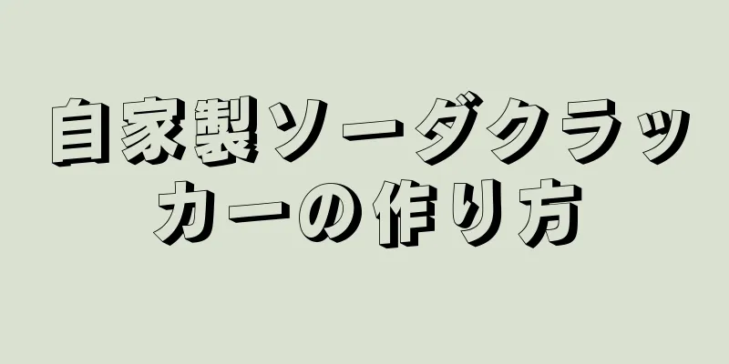 自家製ソーダクラッカーの作り方