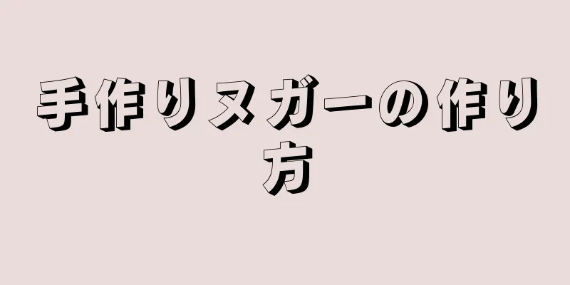 手作りヌガーの作り方