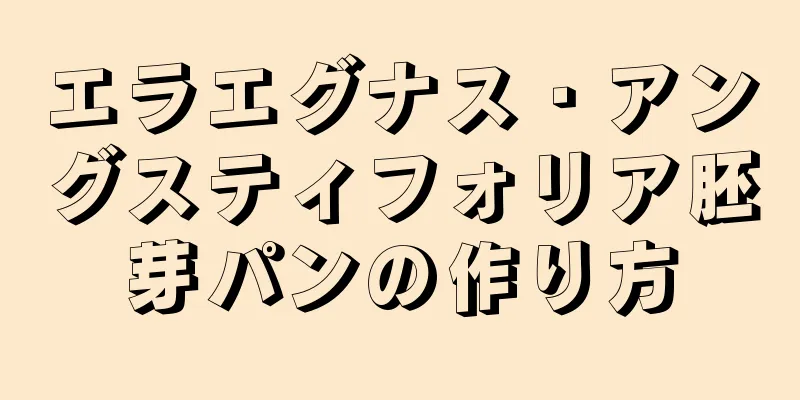 エラエグナス・アングスティフォリア胚芽パンの作り方