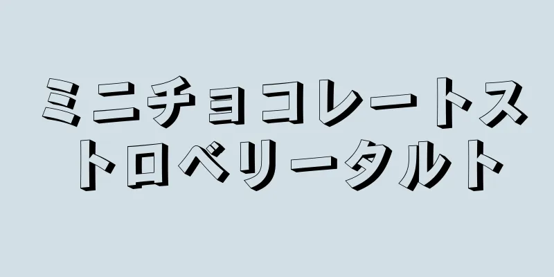 ミニチョコレートストロベリータルト