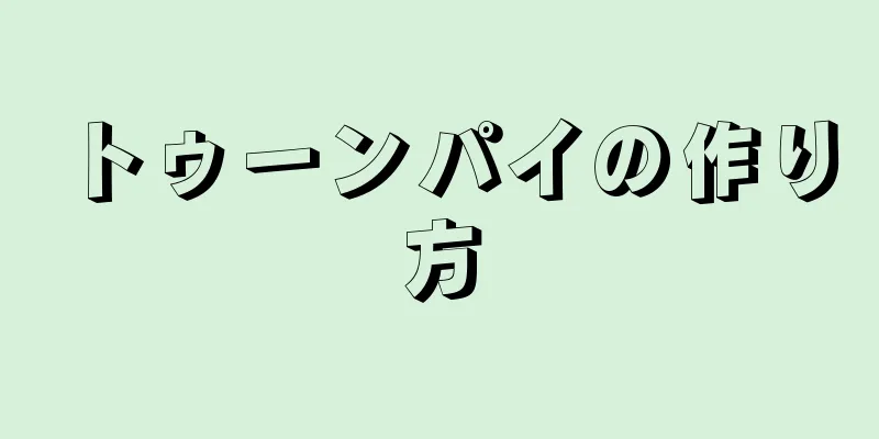 トゥーンパイの作り方