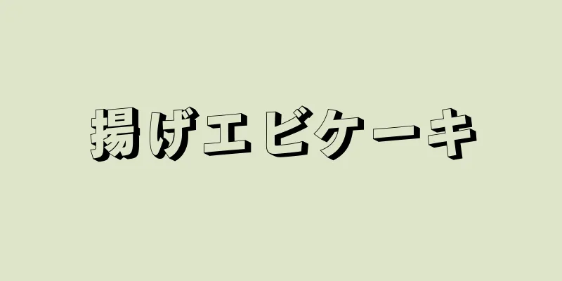 揚げエビケーキ