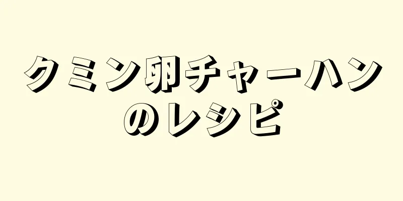 クミン卵チャーハンのレシピ