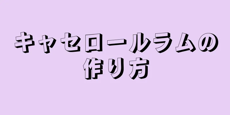 キャセロールラムの作り方