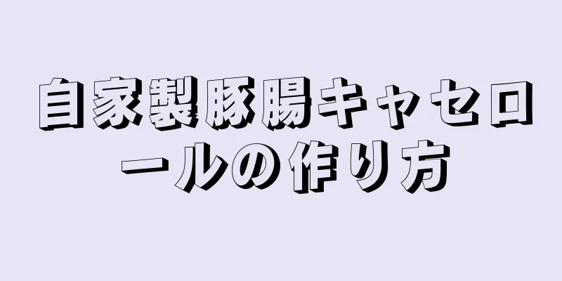 自家製豚腸キャセロールの作り方