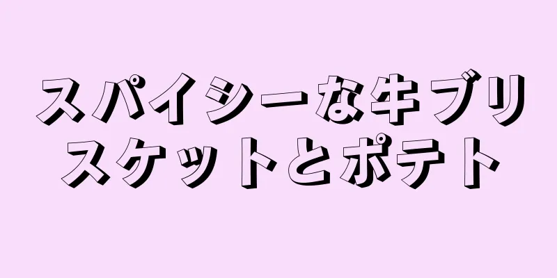 スパイシーな牛ブリスケットとポテト