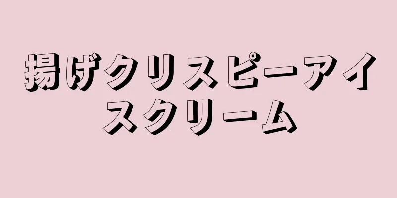 揚げクリスピーアイスクリーム