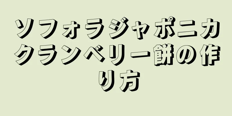 ソフォラジャポニカクランベリー餅の作り方