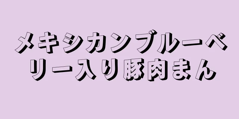 メキシカンブルーベリー入り豚肉まん