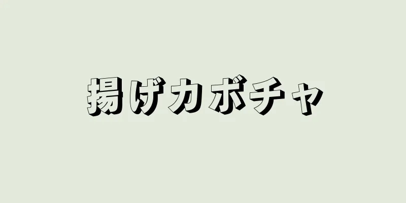 揚げカボチャ