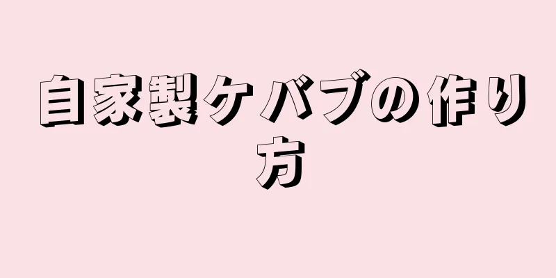 自家製ケバブの作り方