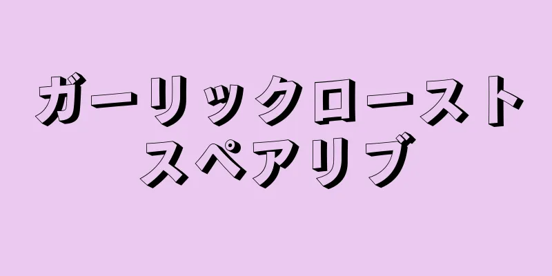 ガーリックローストスペアリブ