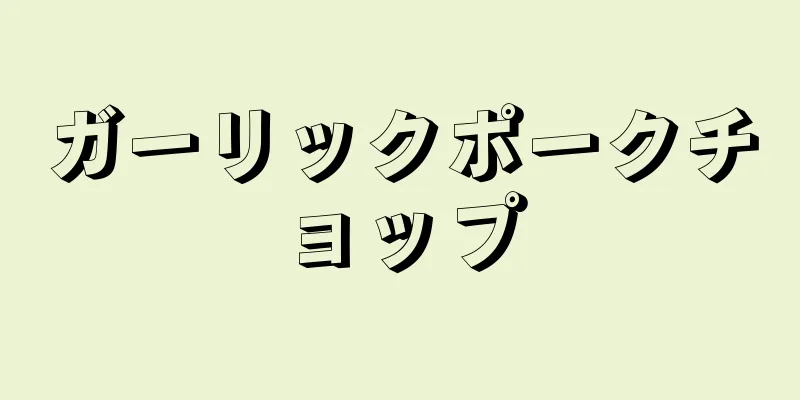 ガーリックポークチョップ