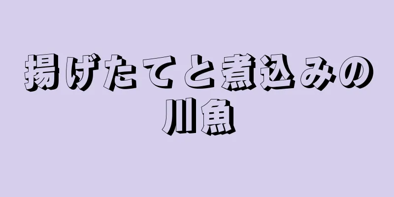 揚げたてと煮込みの川魚