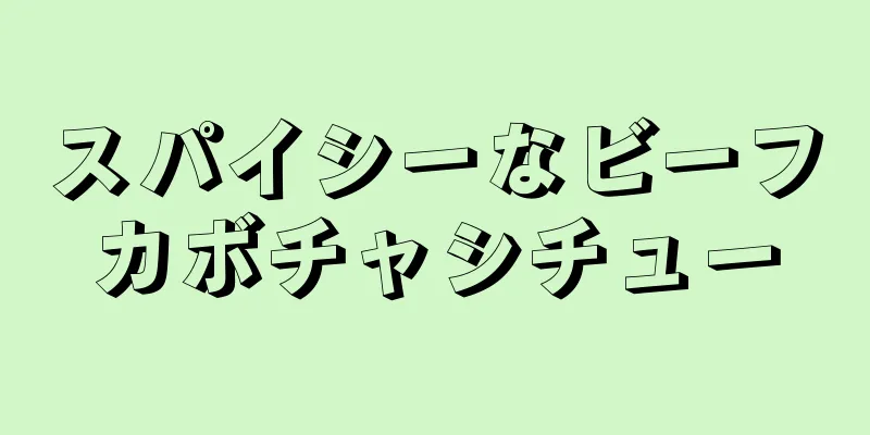 スパイシーなビーフカボチャシチュー