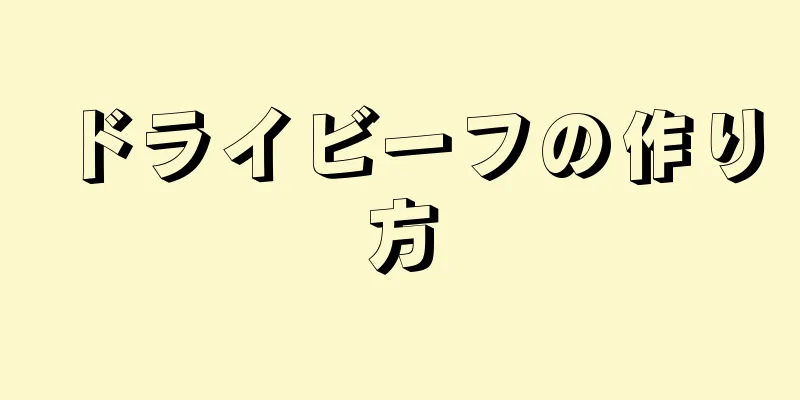 ドライビーフの作り方