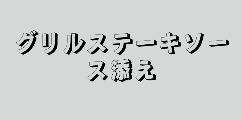 グリルステーキソース添え