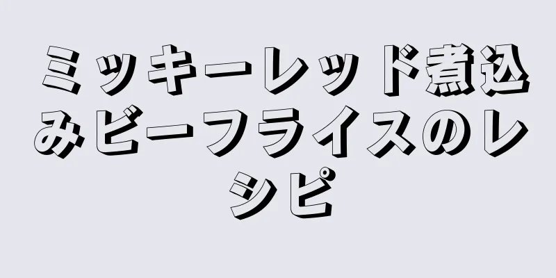 ミッキーレッド煮込みビーフライスのレシピ