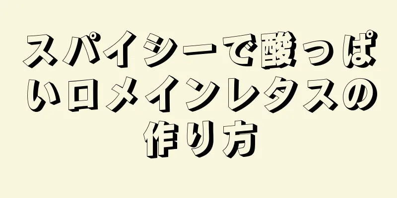 スパイシーで酸っぱいロメインレタスの作り方