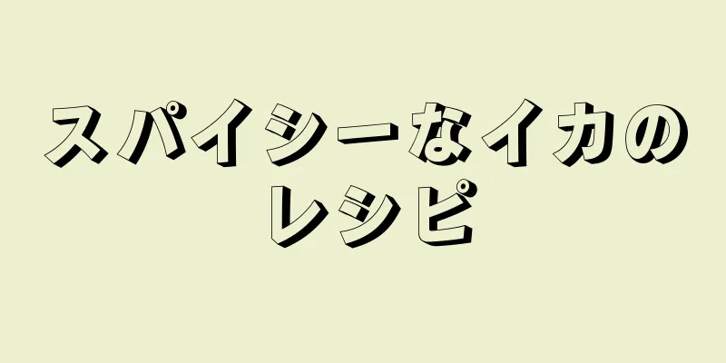 スパイシーなイカのレシピ