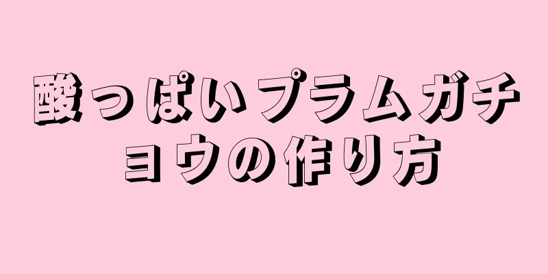 酸っぱいプラムガチョウの作り方