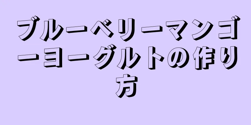 ブルーベリーマンゴーヨーグルトの作り方